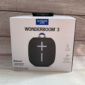 Ultimate Ears Wonderboom 3 Wireless/ Portable Bluetooth Speaker System.